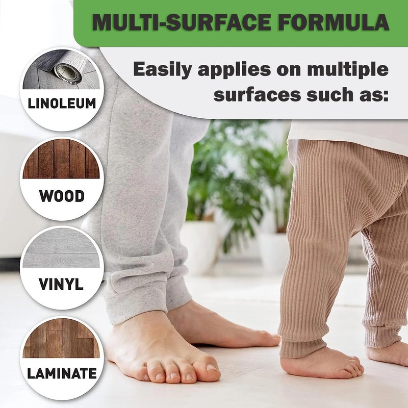 Slip Doctors SlipDoctors Safety Spray - Clear Fine-Textured Non-Slip Spray - Barefoot & Dog Paw Friendly Anti-Slip for Wood, Vinyl, Laminate & Tile - Image 4